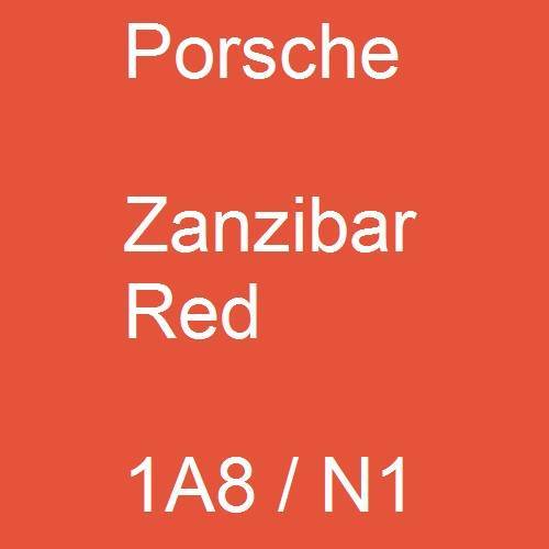 Porsche, Zanzibar Red, 1A8 / N1.